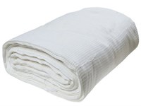 Полотно техническое вафельное 40 см x 50 м 200 г/кв.м отбелённое - фото 26916