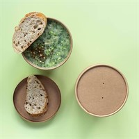 Бумажный контейнер для супа Green Ant Kraft 750 мл, d=117 мм - фото 26942