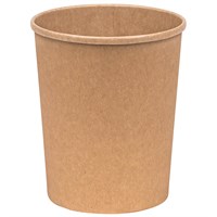 Бумажный контейнер для супа Green Ant Kraft 950 мл, d=117 мм - фото 26943