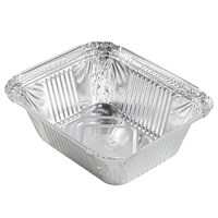 Форма алюминиевая 490 мл, прямоугольная, G-край, 149x124х44 мм, (х50/1200)