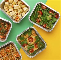 Форма алюминиевая 450 мл, прямоугольная, L-край, 146х121х40 мм, (х50/1200) - фото 27004