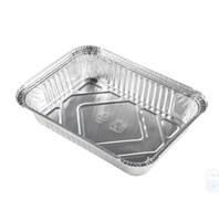 Форма алюминиевая 880 мл, прямоугольная, L-край, 218х156х38 мм, (х50/600) - фото 27006