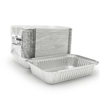 Форма алюминиевая 880 мл, прямоугольная, L-край, 218х156х38 мм, (х50/600) - фото 27007