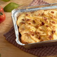 Форма алюминиевая 620 мл (R87L), прямоугольная, L-край, 219х127х33 мм, (х50/600) - фото 27020