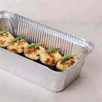 Форма алюминиевая 865 мл, прямоугольная, L-край, 217х113х53 мм, (х50/600) - фото 27029