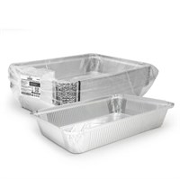 Форма алюминиевая 2235 мл, прямоугольная, L-край, 313х213х44 мм, (х25/300) - фото 27037