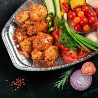 Поднос алюминиевый 1785 мл, 430х275х32 мм, (х30/120) - фото 27049