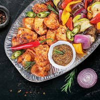 Поднос алюминиевый 1200 мл, 351х235х25 мм, (х25/100) - фото 27053