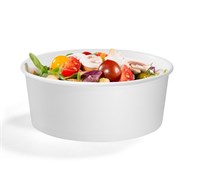 Бумажный контейнер салатник, 750 мл, d=150 мм, Белый - фото 27058