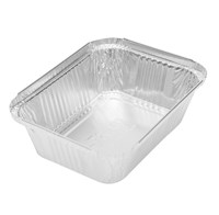 Форма алюминиевая прямоугольная 280 мл, R3L, 135*105, (х100/1000) - фото 27069