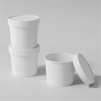 Бумажная крышка для супниц Green Ant 750/950 мл, d=117 мм, 500 шт - фото 27123