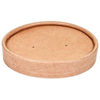 Бумажная крышка для супниц Green Ant Kraft 750/950 мл, d=117 мм, 500 шт - фото 27127