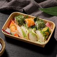 Контейнер бумажный Sushi Box 600 мл 115х165х24 мм - фото 27177