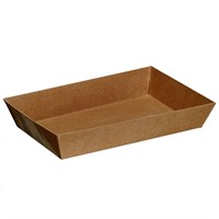 Контейнер бумажный Ant Box Kraft с крышкой 800 мл, 110x180x68 мм, 400 шт - фото 27241