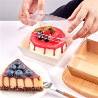 Контейнер бумажный Ant Box White с крышкой 650 мл, 130x130x80 мм, 300 шт - фото 27318