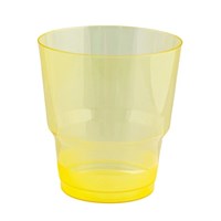 Стакан Желтый, 200 мл, d=73,5 мм Кристалл, 50/1000 - фото 27377