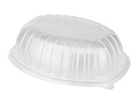 Крышка овальная к контейнеру для курицы СпК-258К, 258х202, h=72мм, 240 шт