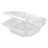 Одноразовый пластиковый контейнер (ракушка) СпК‑135‑250 мл, 137х142х34 мм, 300 шт - фото 27493