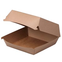 Контейнер для бургера M 110х110х60 мм крафт 1/100/300 шт