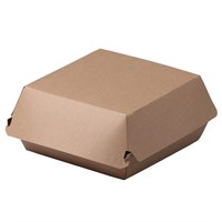 Контейнер для бургера M 110х110х60 мм крафт 1/100/300 шт - фото 27497