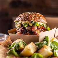 Контейнер для бургера XL 130x130x110мм крафт 1/150 шт - фото 27502