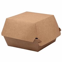 Контейнер для бургера XL 130x130x110мм крафт 1/150 шт - фото 27503