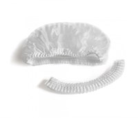 Одноразовая медицинская шапочка 'Шарлотта' ПРЕМИУМ белая №100/2000 (№25), МЕДСЕРВИС - фото 27515