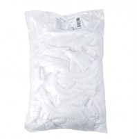 Одноразовая медицинская шапочка спанбонд 'Шарлотта' белая №100/1000 (№4), МЕДСЕРВИС - фото 27517