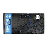 Перчатки нитриловые, голубые, размер L, вес перчатки 3,3 г, 100 шт. в уп., AVIORA, 402-659 - фото 27659