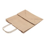 Пакет бумажный с кручеными ручками, крафт, 220*120*250 мм, AVIORA, 250 шт - фото 27702