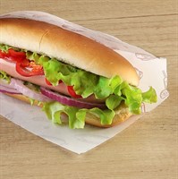 Уголок бумажный с рисунком "ХОТ-ДОГ", 225 х 80 + 40 мм, влагопрочный, белый, AVIORA, 100 шт/уп - фото 27736