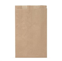 Пакет бумажный УНИВЕРСАЛЬНЫЙ, крафт, 300 х 170 + 60 мм, коричневый, AVIORA, 50 шт/уп - фото 27745