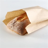 Пакет бумажный УНИВЕРСАЛЬНЫЙ, крафт, 300 х 170 + 60 мм, коричневый, AVIORA, 50 шт/уп - фото 27746