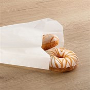 Пакет бумажный УНИВЕРСАЛЬНЫЙ, 250 х 140 + 60 мм, жиростойкий, белый, AVIORA, 100 шт/уп - фото 27751