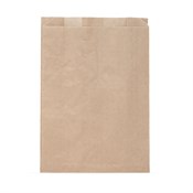 Пакет бумажный под ЛАВАШ, 400 х 250 + 100 мм, крафт, коричневый, AVIORA, 50 шт/уп - фото 27773