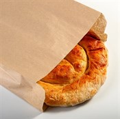 Пакет бумажный под ЛАВАШ, 400 х 250 + 100 мм, крафт, коричневый, AVIORA, 50 шт/уп - фото 27774
