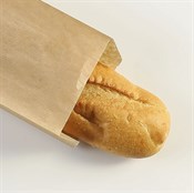 Пакет бумажный под ФРАНЦУЗСКИЙ БАГЕТ, 640 х 100 + 50 мм, крафт, коричневый, AVIORA, 100 шт/уп - фото 27782