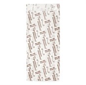 Пакет бумажный под ШАУРМУ, с рисунком "ПРИЯТНОГО АППЕТИТА", 220 х 90 + 40 мм, жиростойкий, белый, AVIORA, 100 шт/уп - фото 27784