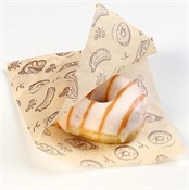 Уголок с рисунком "ВЫПЕЧКА", 175 х 140 мм, жиростойкий, подпергамент, коричневый, AVIORA, 100 шт/уп - фото 27809