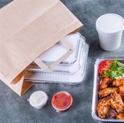 Пакет бумажный с плоскими ручками, крафт, 320*200*220 мм, AVIORA, 300 шт - фото 27822