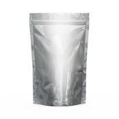 Пакет дой-пак, металлизированный, с замком зип-лок (Pet met/PE), 92 мкм, 160 х 240 + (45+45) мм - фото 27842