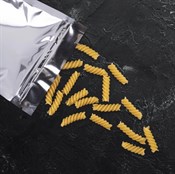 Пакет дой-пак, металлизированный, с замком зип-лок (Pet met/PE), 92 мкм, 135 х 200 + (40+40) мм - фото 27847