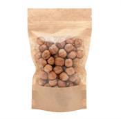 Пакет дой-пак бумажный с замком зип-лок (Бумага/СPP), 160 х 250 + (40+40), с окном 90 мм, AVIORA - фото 27849