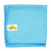 Салфетка микрофибра, 35 х 35 см, 280 г/м2, голубая, гладкая, для стекол, «ГОРНИЦА»