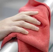 Салфетка микрофибра, 30 х 30 см, 200 г/м2, красная, «ГОРНИЦА» - фото 27910