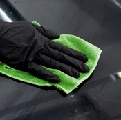 Салфетка микрофибра, 30 х 30 см, 200 г/м2, зеленая, «ГОРНИЦА» - фото 27912