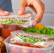 Пищевая пленка, 450 мм х 200 м, 5.5 мкм, белая, "ДЕСНОГОР" - фото 27935