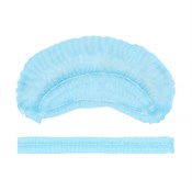 Шапочка Шарлотта нетканая, голубая,  100 шт/уп. в уп, AVIORA - фото 27957