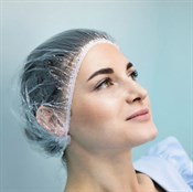 Шапочка Шарлотта, полиэтиленовая ПВД, 50 шт/уп, AVIORA - фото 27965