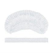 Шапочка Шарлотта нетканая, белая, 100 шт/уп. в уп, AVIORA - фото 27966